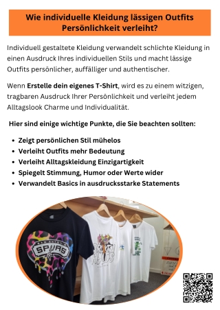 Wie individuelle Kleidung lässigen Outfits Persönlichkeit verleiht?