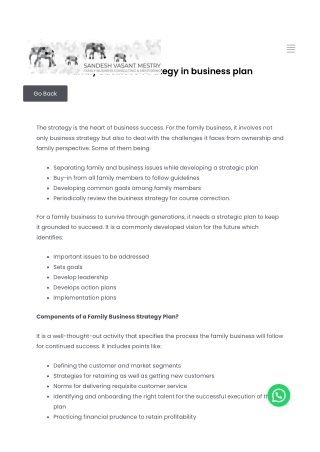 Effective Strategy for Family Business: Resolving Conflict and Securing Growth