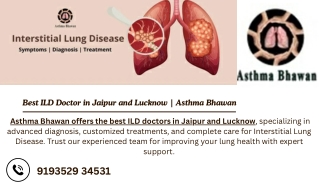 Best ILD Doctor in Jaipur and Lucknow | Asthma Bhawan