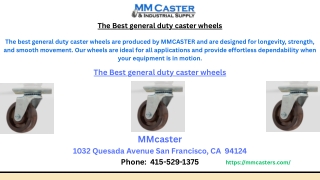 The Best general duty caster wheels