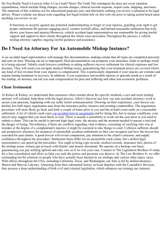 Recognizing The Duty Of An Auto Mishap Lawyer
