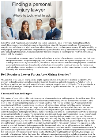 What Does A Vehicle Mishap Lawyer Do? Legal Assistance Discussed