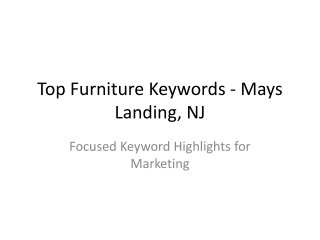 Mays Landing Furniture store