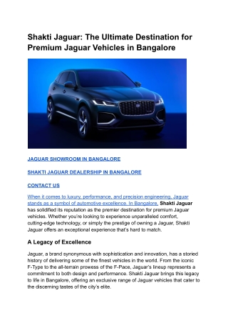 Shakti Jaguar_ The Ultimate Destination for Premium Jaguar Vehicles in Bangalore (1)