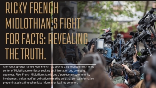 ricky french midlothian s fight for facts