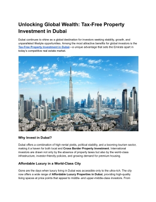 Unlocking Global Wealth_ Tax-Free Property Investment in Dubai (1)