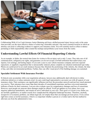 Exactly How Automobile Crash Lawyers Build A Winning Case For Customers