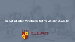 Top ICSE Schools in Mira Road & Best Pre-School in Bhayandar