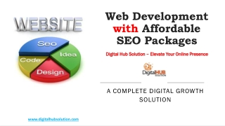 Web Development with Affordable SEO Packages