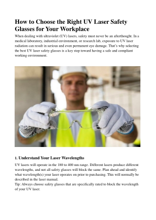 How-to-Choose-the-Right-UV-Laser-Safety-Glasses-for-Your-Workplace