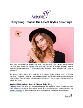 Ruby Ring Trends_ The Latest Styles & Settings