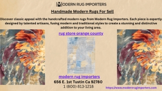 Handmade Modern Rugs For Sell