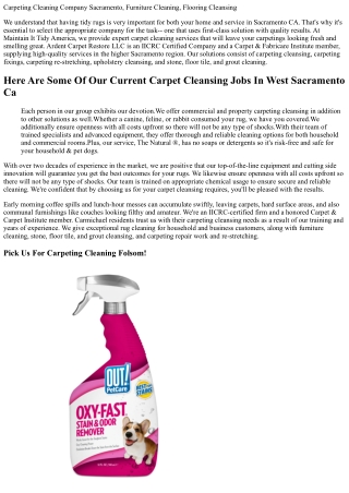Rug Cleaning By Rug Experts