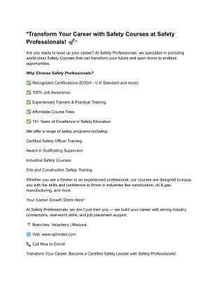 _Transform Your Career with Safety Courses at Safety Professionals (2)