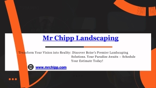 mr chipp landscaping
