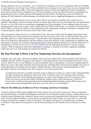 Sacramento Pressure Washing Machines & Commercial Cleaning Tools