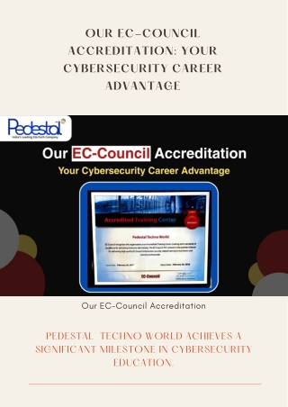 Our EC-Council Accreditation Your Cybersecurity Career Advantage