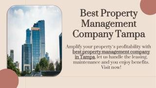 Best Property Management Company Tampa