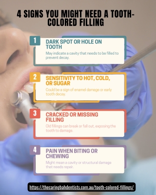 4 Signs You Might Need a Tooth-Colored Filling