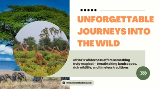 Unforgettable Journeys into the Wild
