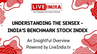 understanding the sensex india s benchmark stock