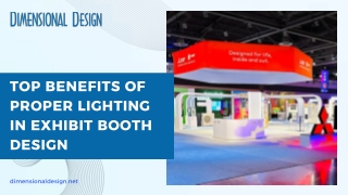 Enhance Your Exhibit Booth with Proper Lighting for Maximum Impact
