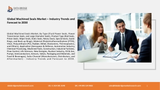 global machined seals market industry trends