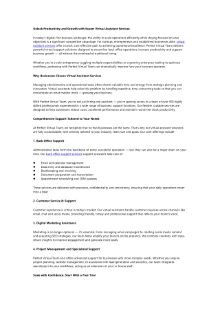 Virtual Assistant Services 2