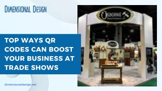 Powerful Ways to Use QR Codes for Business Growth at Trade Shows