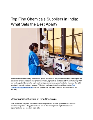 Fine chemical suppliers in india  (1)