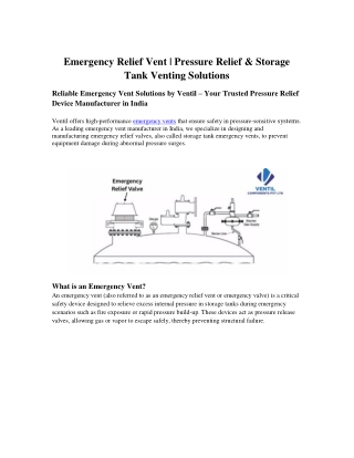 Emergency Vent by Ventil
