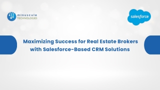 Maximizing Success for Real Estate Brokers with Salesforce-Based CRM Solutions