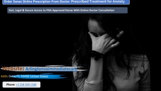 Get Xanax Online Prescription From Doctor | Order Alprazolam Online