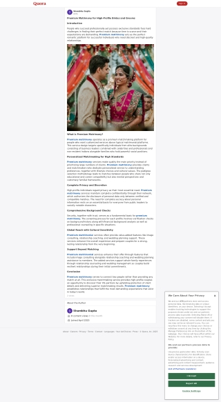 Premium Matrimony for High-Profile Brides and Grooms