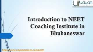 Best NEST Exam Coaching in Bhubaneswar – Udyam Classes