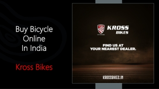 Buy Bicycle Online In India