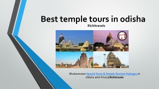 Best temple tours in odisha