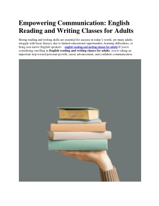 empowering communication english reading