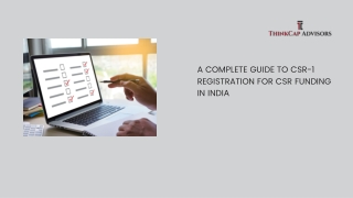 Complete Guide to CSR -1 Registration