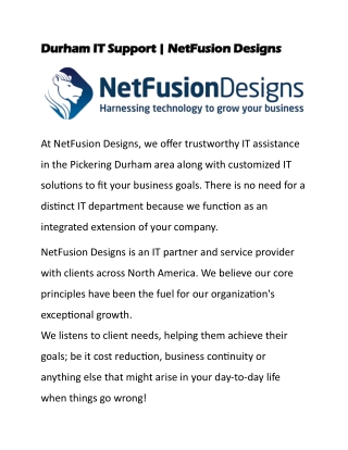 Durham IT Support
