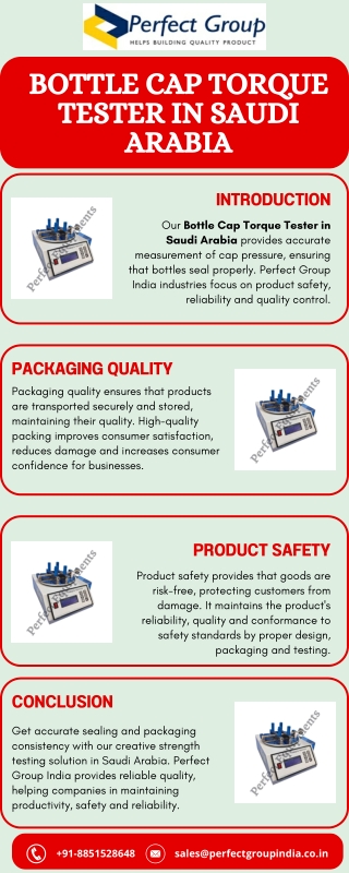 Bottle Cap Torque Tester in Saudi Arabia