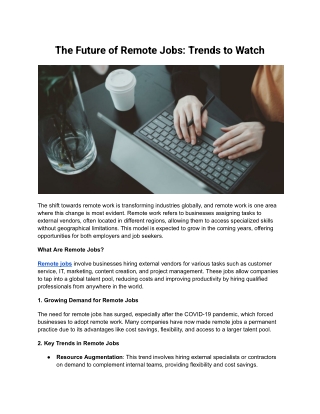 The Future of Remote Jobs_ Trends to Watch
