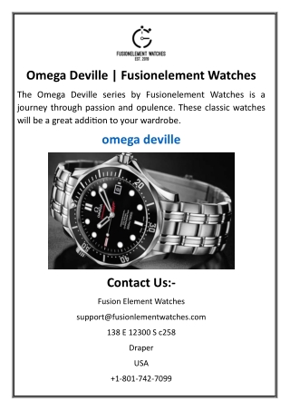 Omega Deville