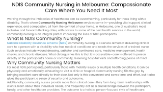 NDIS Community Nursing in Melbourne_ Compassionate Care Where You Need It Most