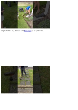 original text too long text can have landscaper
