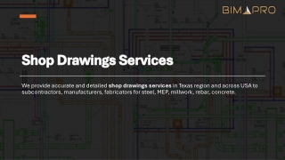 Shop Drawings Services - BIMPRO LLC