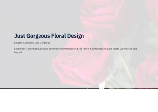 just gorgeous floral design