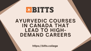 Ayurvedic Courses in Canada That Lead to High-Demand Careers