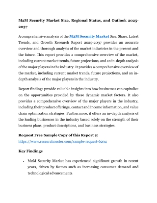 M2M Security Market