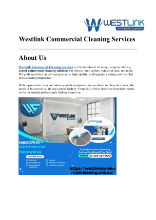 Westlink Commercial Cleaning Services